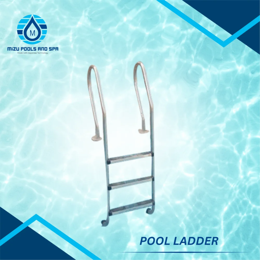 Stainless Steel Silver Pool Ladder Step