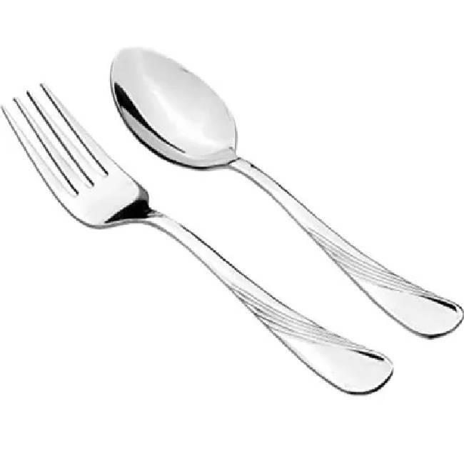 Stainless Steel Spoon and Fork Set