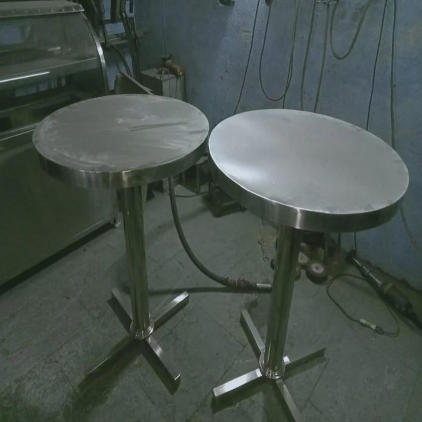 Steel Square / Round Hotel Table
