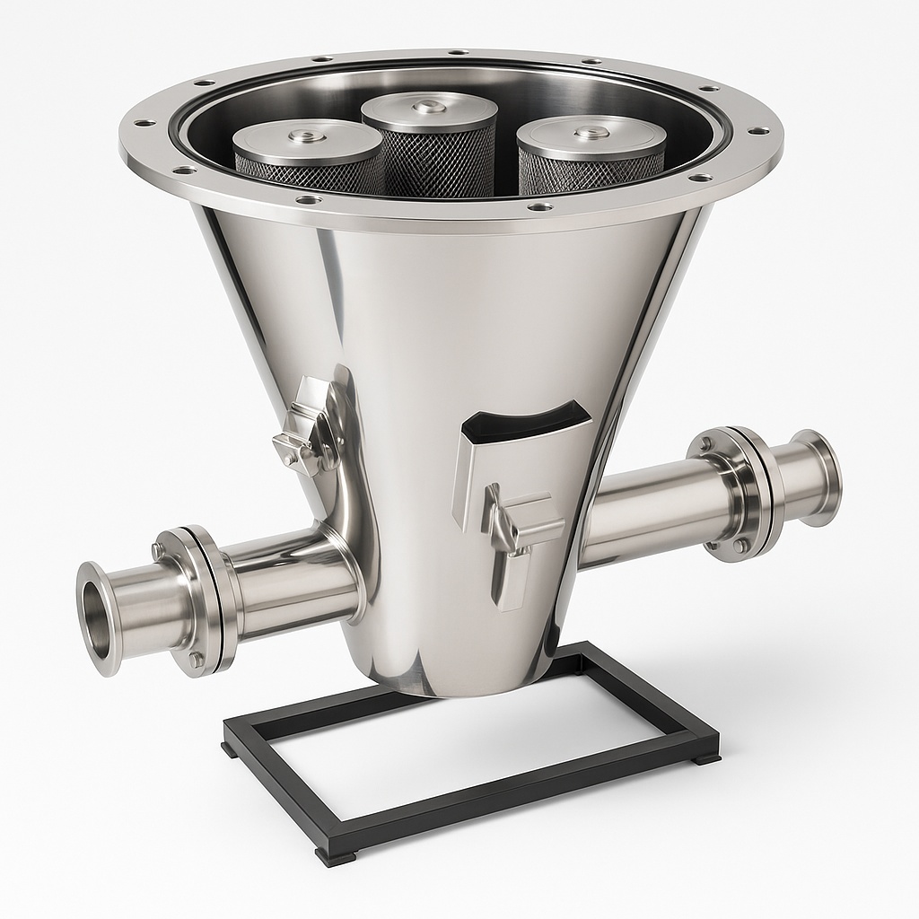 Stainless Steel Filter Vessel - 500L