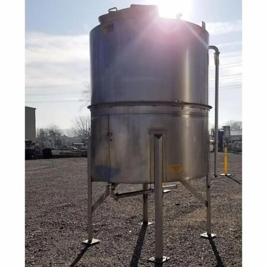 Stainless Steel Chemical Storage Vessel