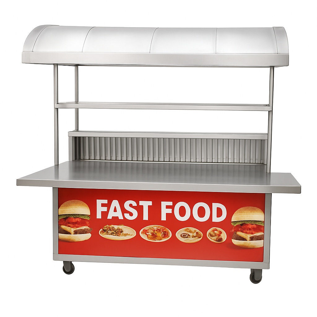Stainless Steel Fast Food Mobile Stall