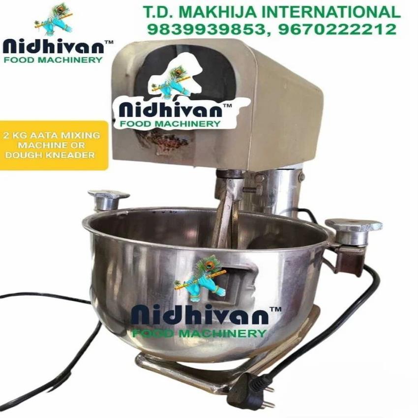 Stainless Steel 2kg Commercial Atta Mixer Machine