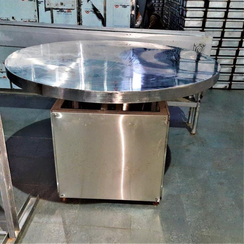 Stainless Steel Bread Round Collection Table