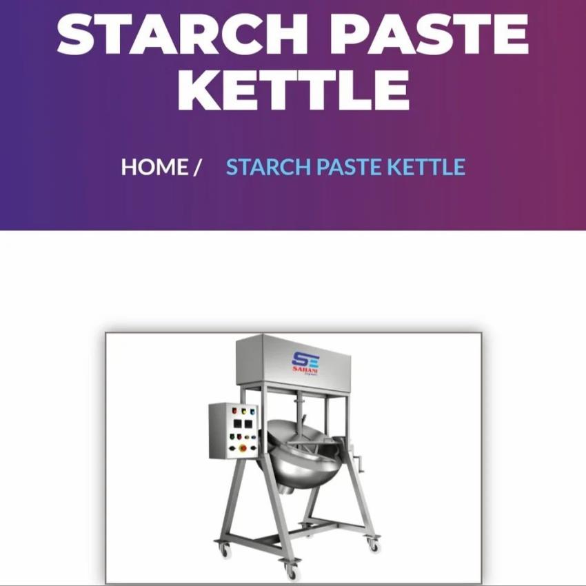 SS Starch Paste Kettle