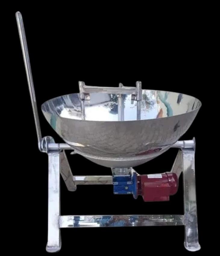 Stainless Steel Steam Kettle, 100 Liter