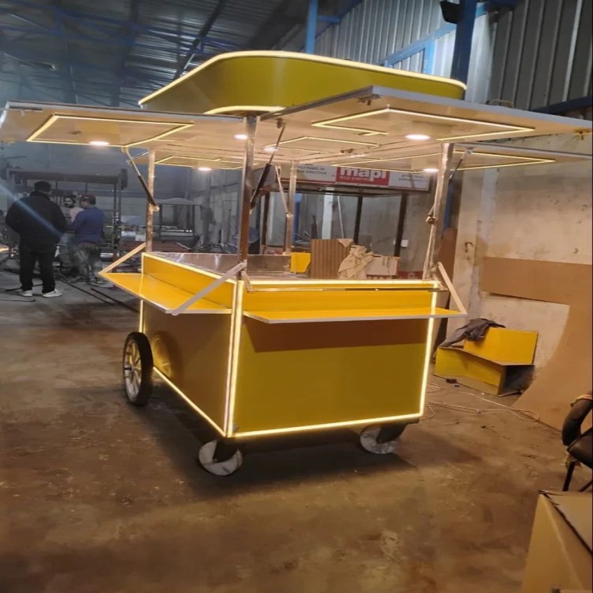 Stainless Steel Tea Coffee Cart