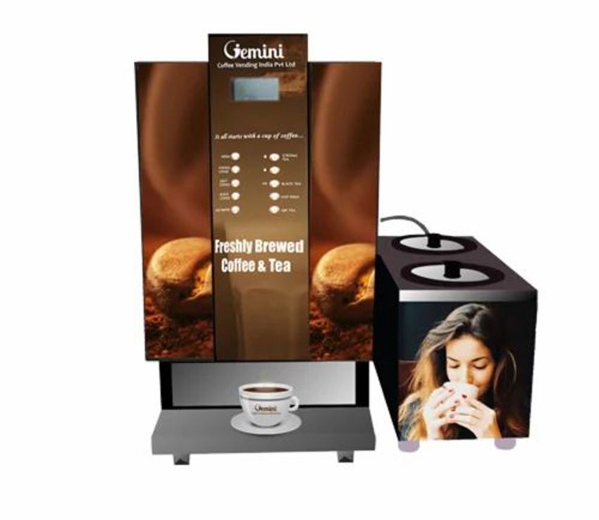 Stainless Steel Tea Coffee Vending Machine