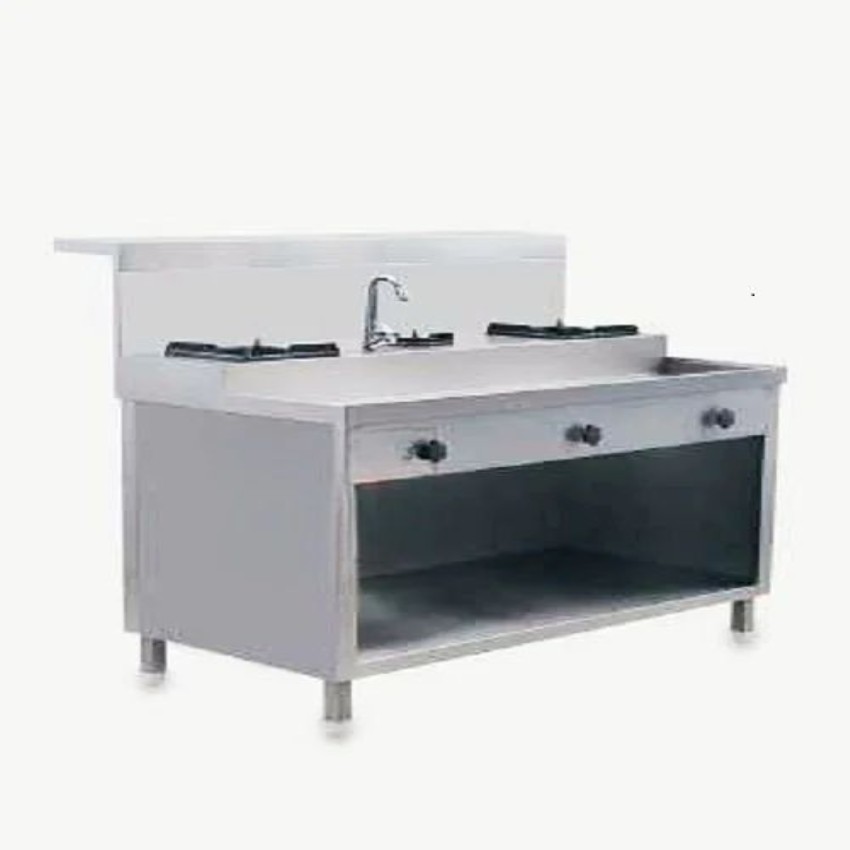 Stainless Steel Food Stall Counter