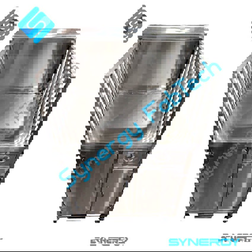 Polished Stainless Steel Tea Station