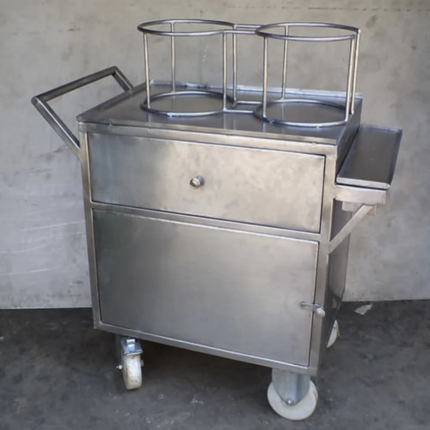 Stainless Steel Tea Service Cart