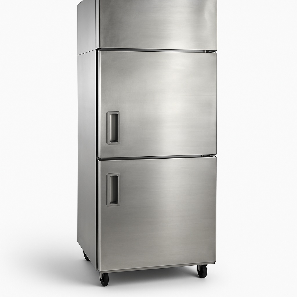 Stainless Steel Two Door Industrial Refrigerator, 1000 L