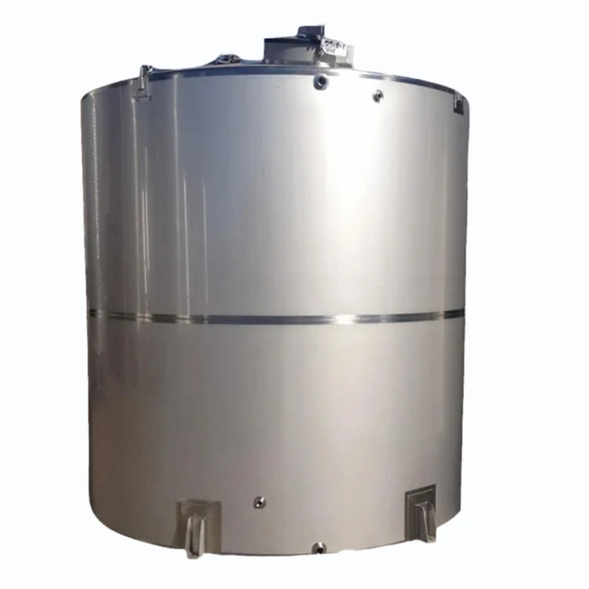White SS Oil Storage Tank
