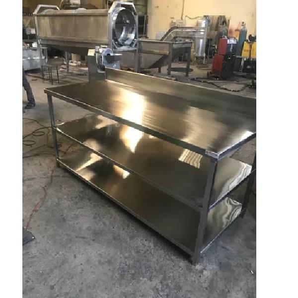 Custom Stainless Steel Kitchen Table
