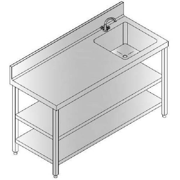 Stainless Work Table Sink