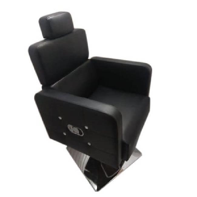 Standard Black Leather Salon Seating