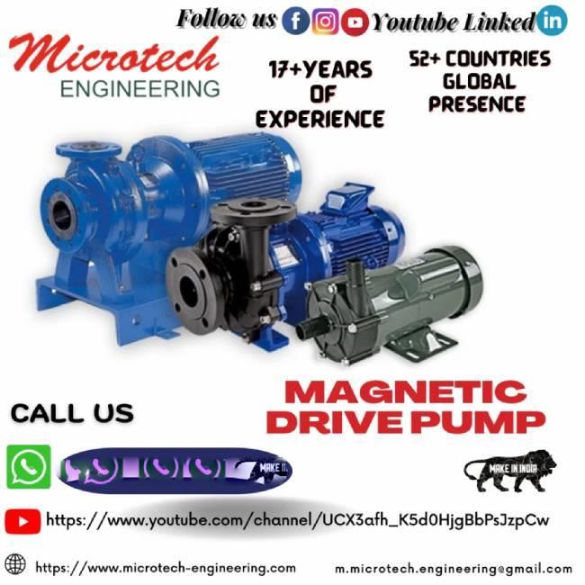 Standard Polypropylene Magnetic Drive Pump SS 306/316