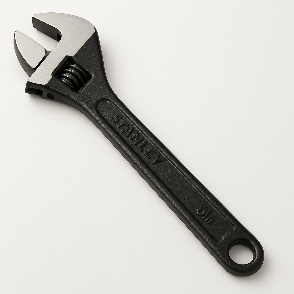 Stanley Cast Iron Adjustable Wrench Set (6 Inch)