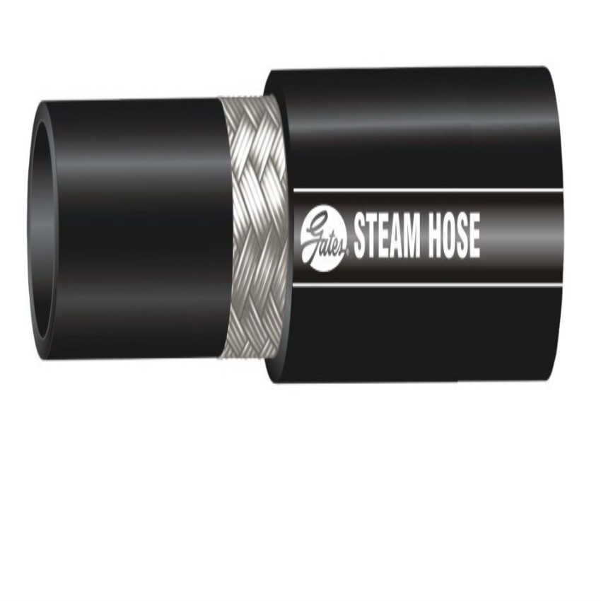Black Rubber Steam Hose Coil