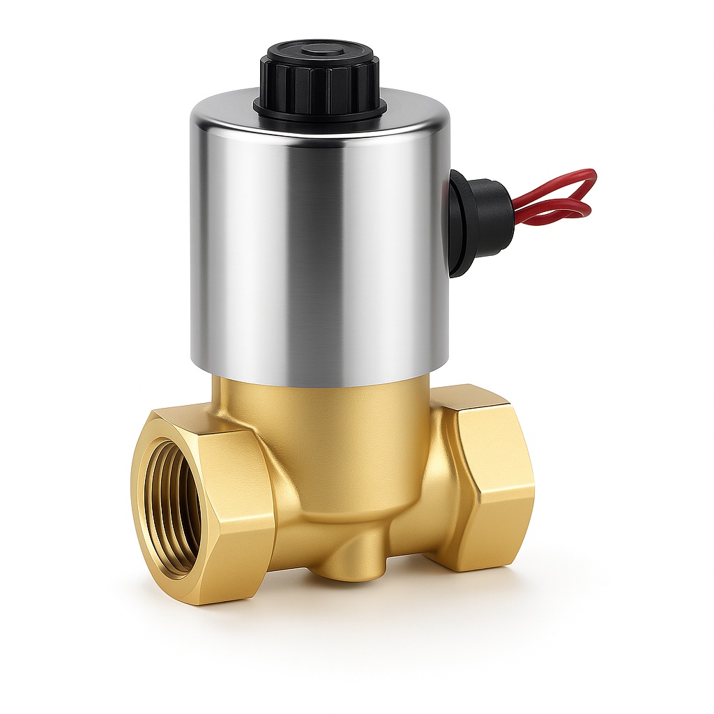 Brass Steam Air Solenoid Valve