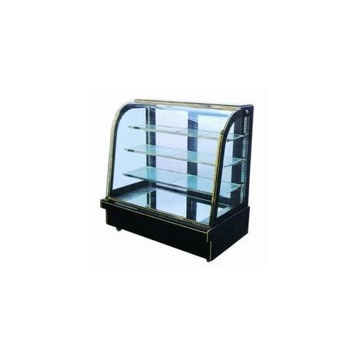 Steel Curved Glass Cake Display