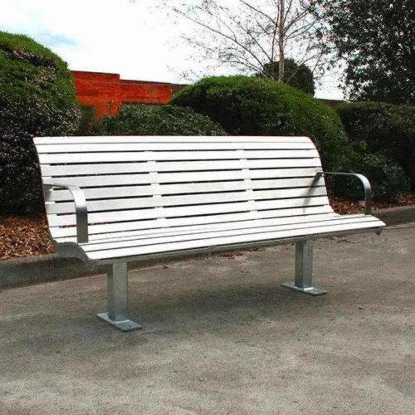 STEEL GARDEN SEATING BENCH