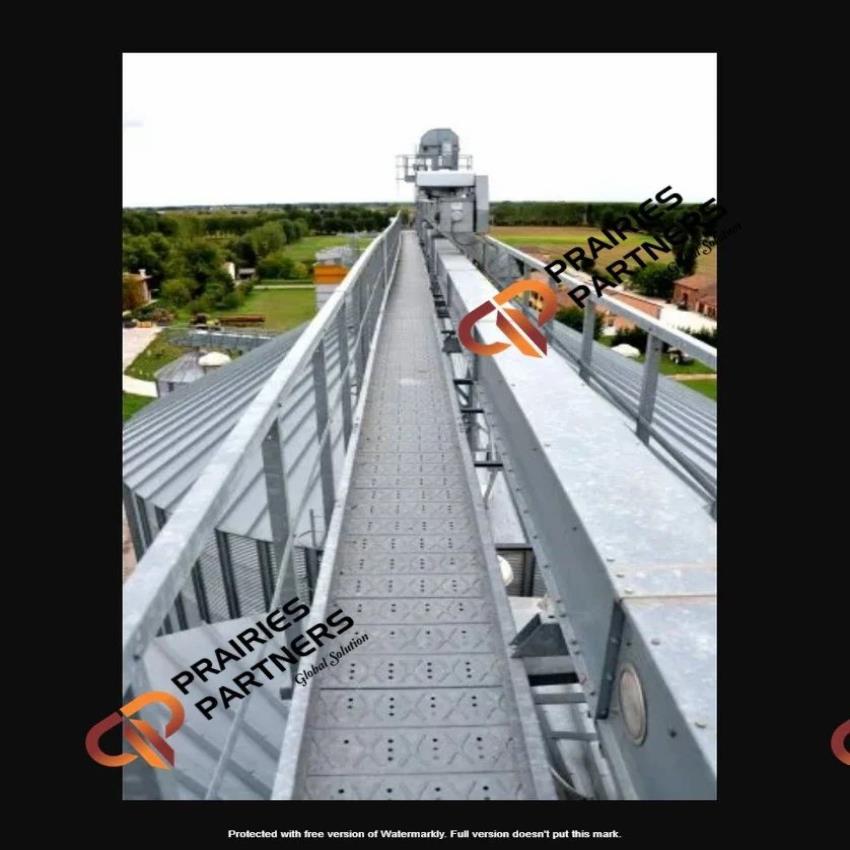 Zinc Aluminium Steel Grain Silo, 500 Tonnes