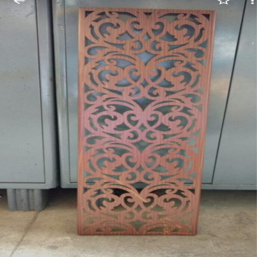 Steel Red Security Door Grill