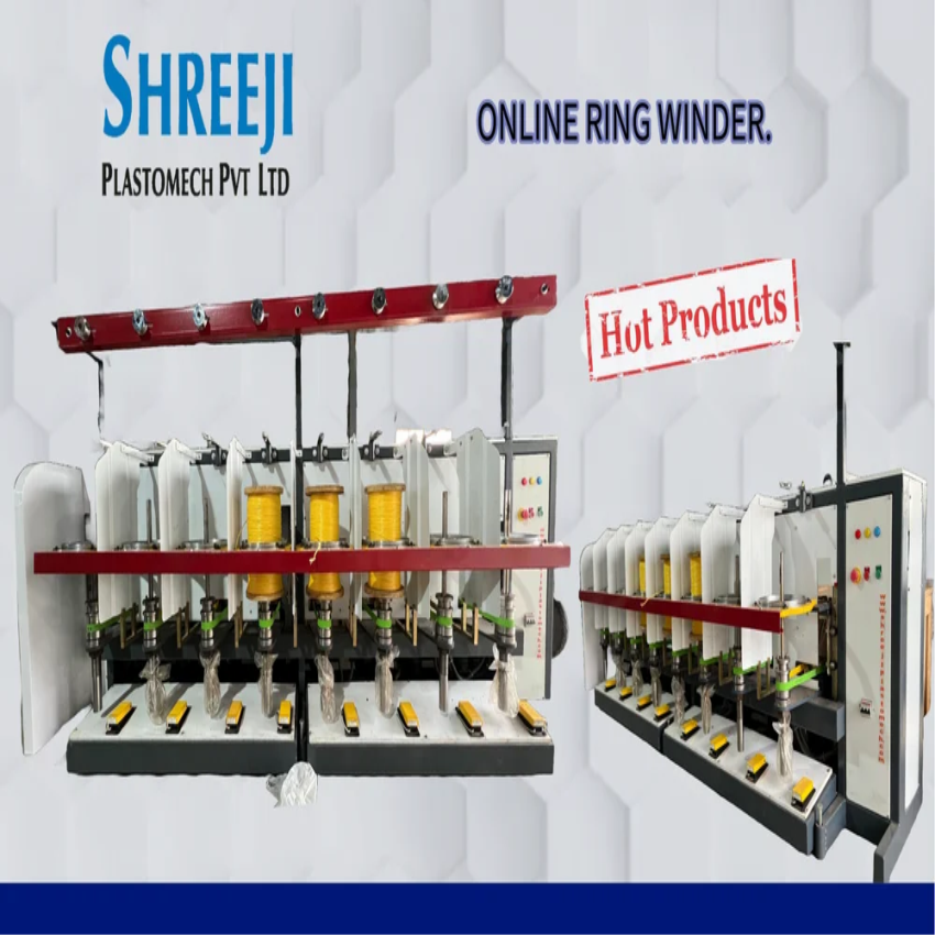 Steel SHREEJI Automatic Ring Winder