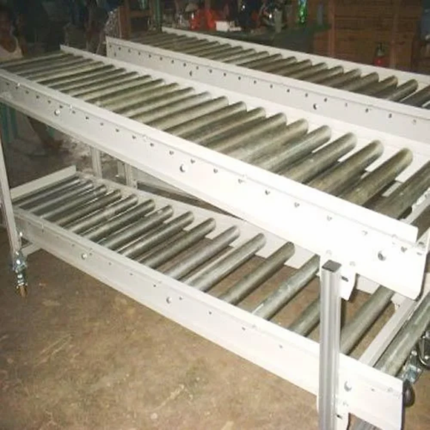 Multi-Material Gravity Roller Conveyor