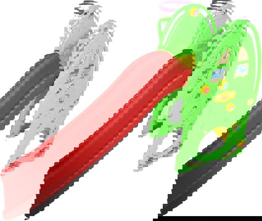 Straight Multicolor Plastic Playground Slide