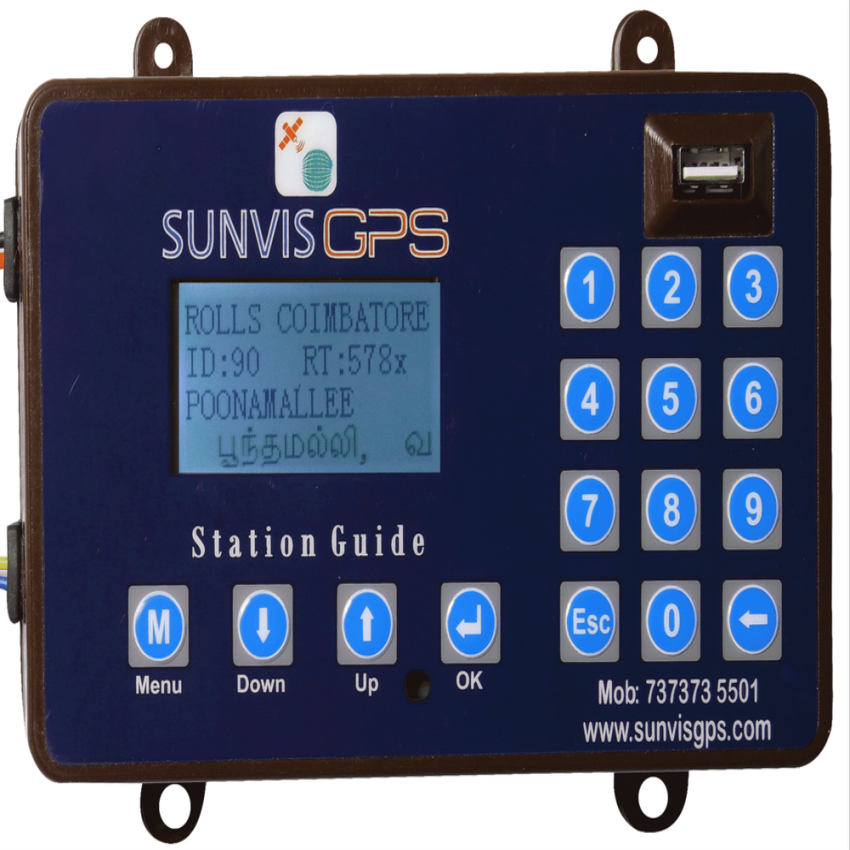SUNVIS Vehicle Digital Destination Display System, Screw Mount