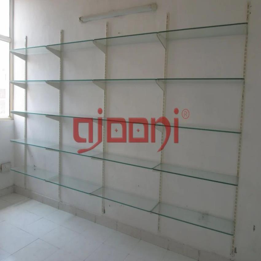 Supermarket Glass Display Shelf