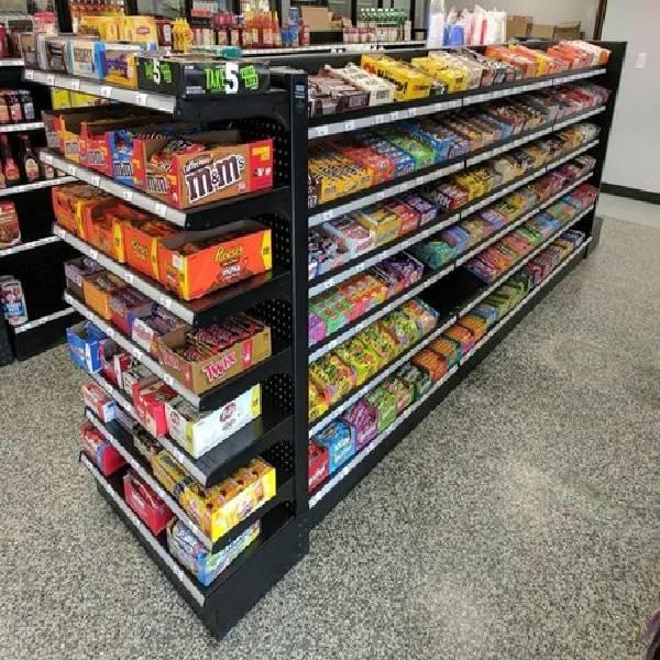 Supermarket Snacks Display Rack