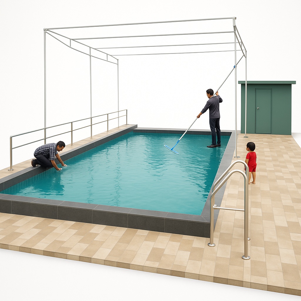 Residential and Commercial Pool Cleaning Service