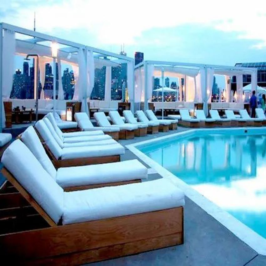 Poolside Lounger Machine, 260 x 70 cm