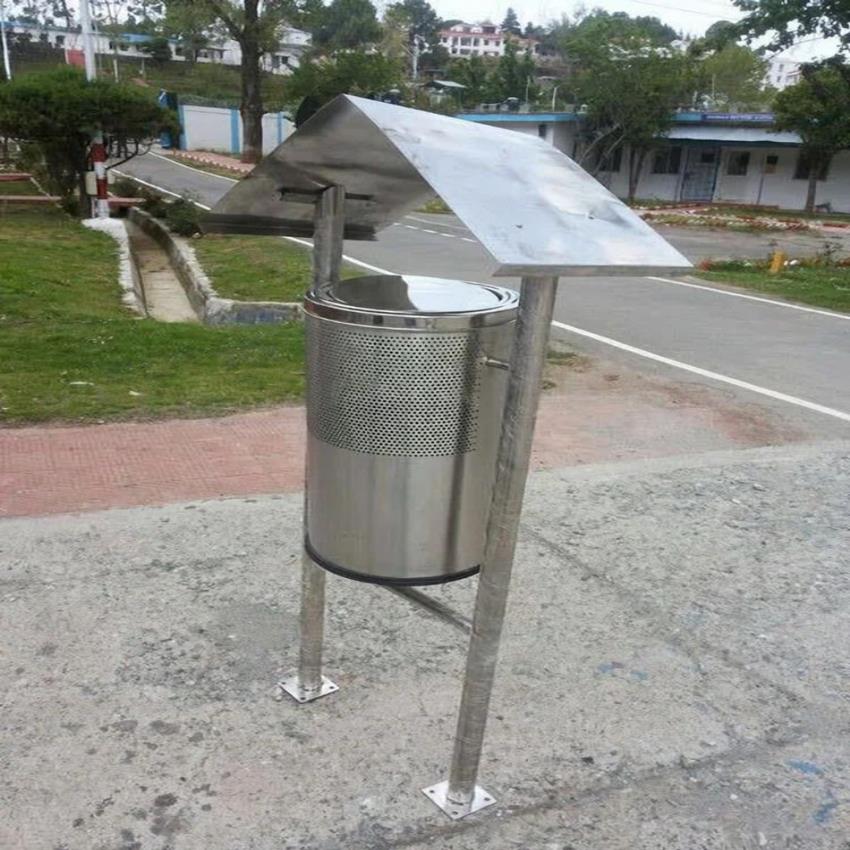 Silver Swing Type Steel Bin