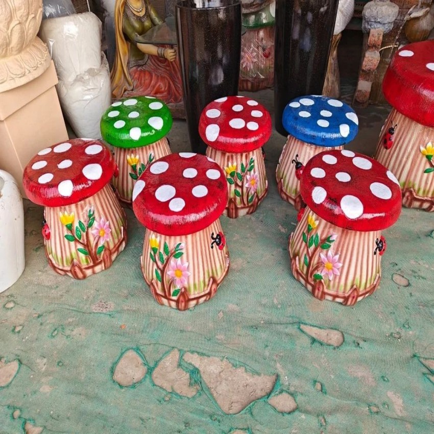 Swiss Gallery Mushroom FRP Stool
