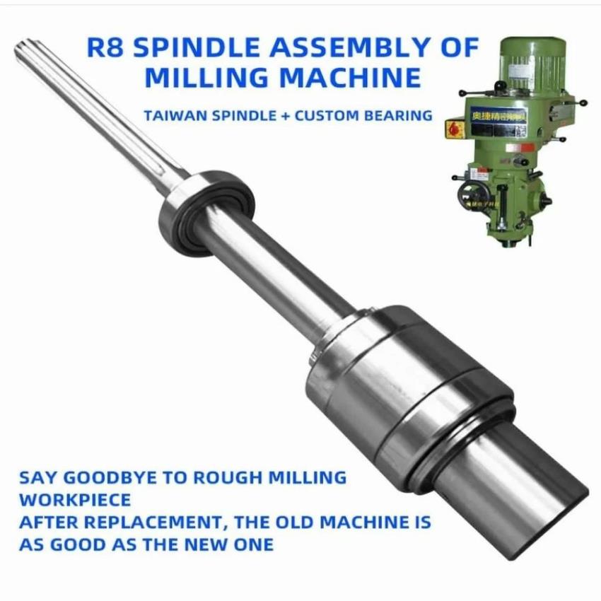 Taiwan Iron R8 Milling Machine Spindle