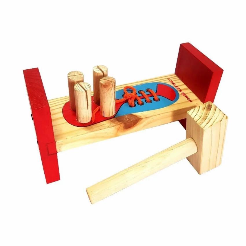 Teak Wood Montessori Cobblers Bench