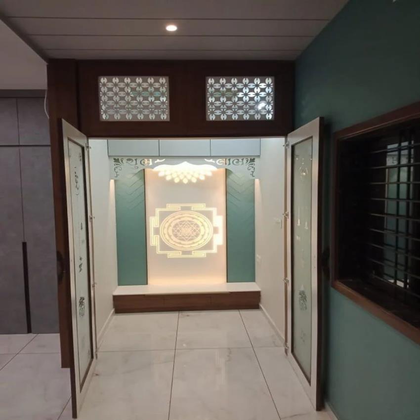 Teak Wood Temple Device