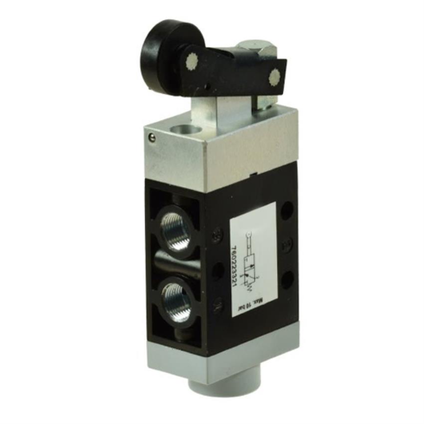 Medium Pressure Pneumatic Roller Lever Valve for Air