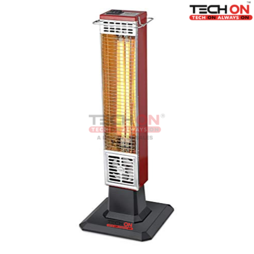 Techon Square 1500W Quartz Heat Pillar Room Heater