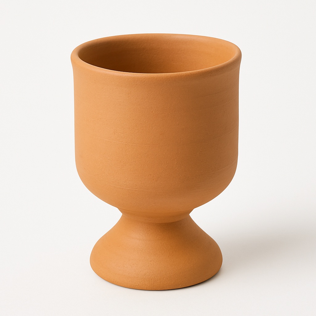 Terracotta Wine Drinking Glass