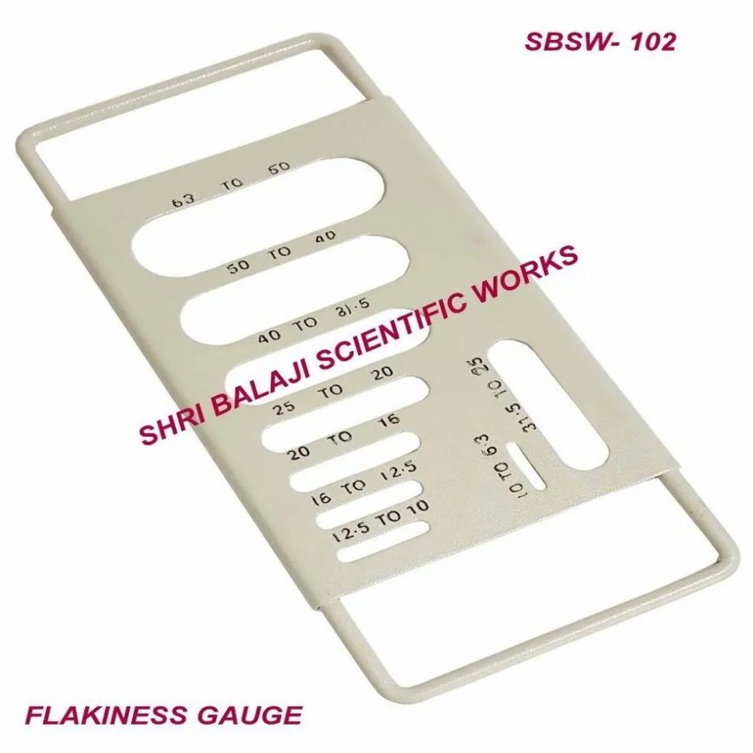 Automatic Flakiness Index Testing Machine