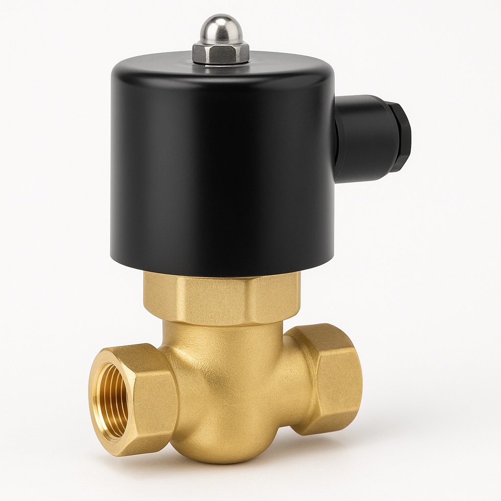 Threaded Brass Steam Solenoid Valve