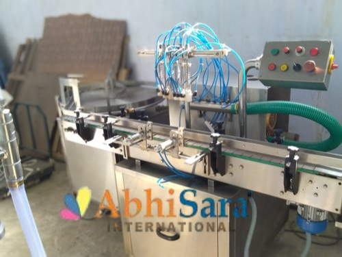 Three Phase Four Head Air Jet Container Cleaner