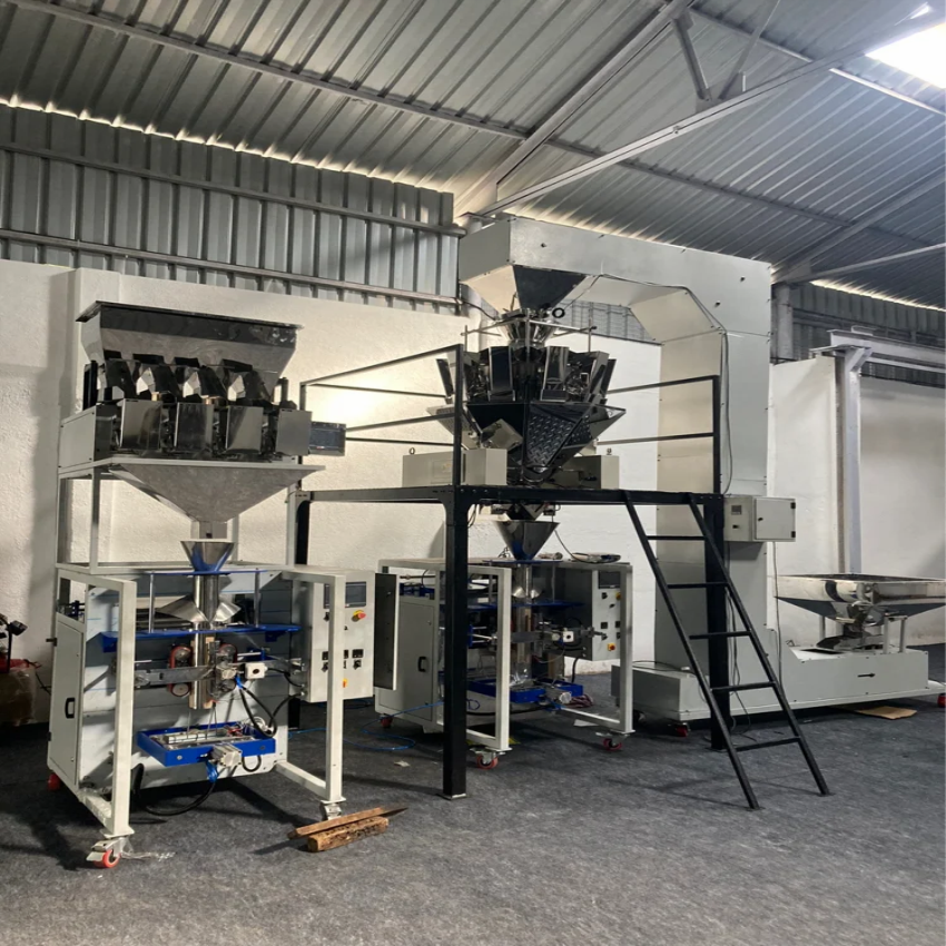 Three Phase Potato Chips Packer, Automatic