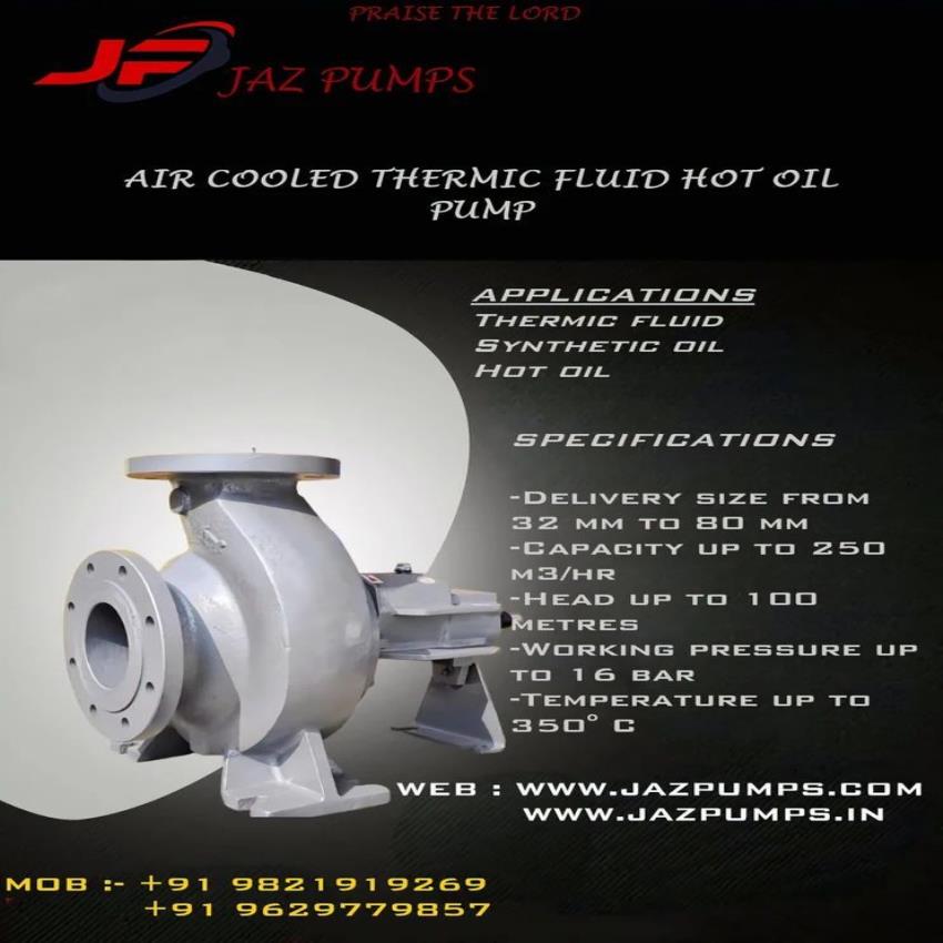 Three Phase Thermic Fluid Pump