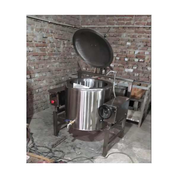 SS Gas Tilting Boiling Pan, Industrial 150L